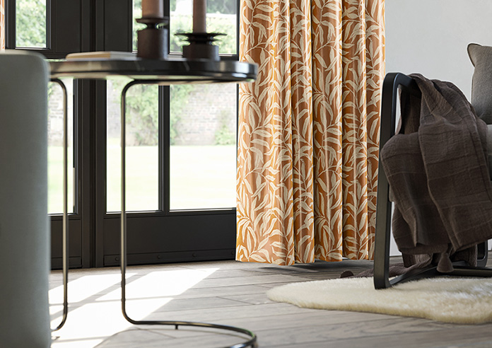 Trailing Vines, Firestalk - Made to Measure Curtains - Image 5